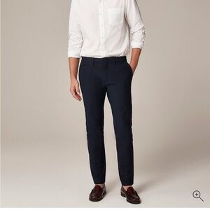 J. Crew Men's Dark Blue Pants - 484 slim fit tech pant 36/34
